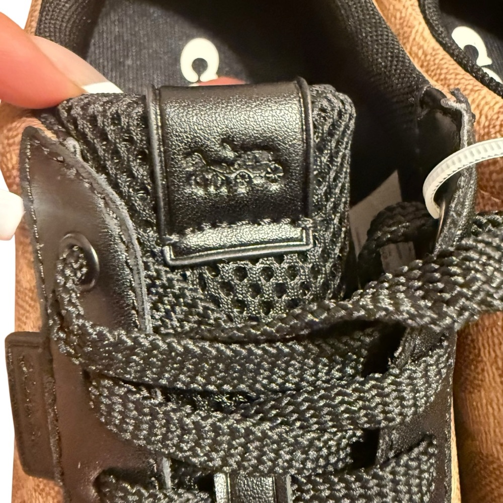 NWT Coach Men’s Signature Canvas & Leather Sneakers | Size 8D / 41 - Picture 4 of 9